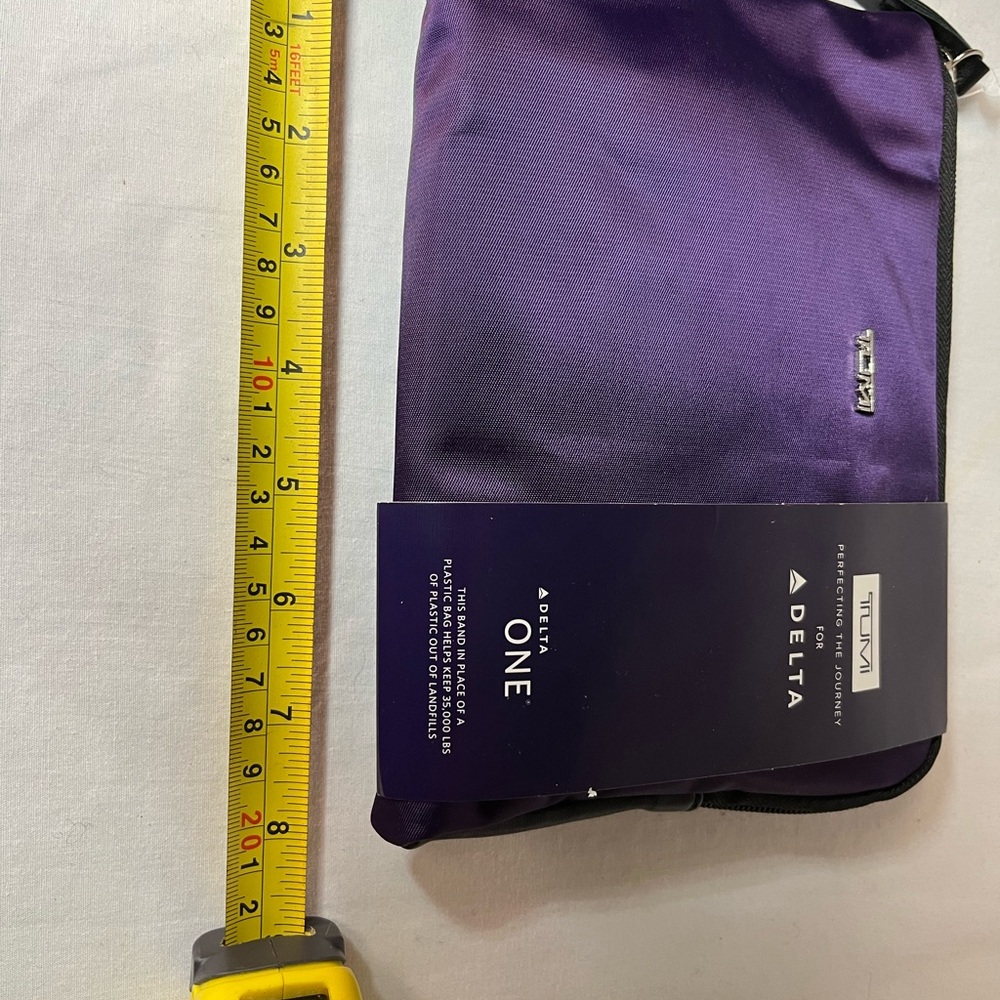 TUMI Purple Travel Pouch